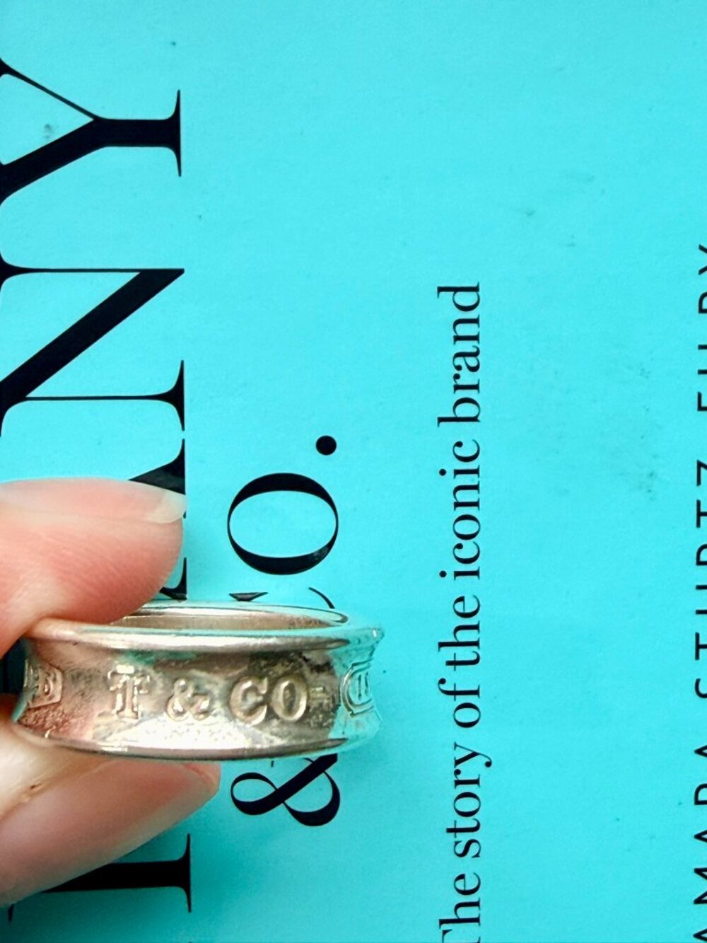 Tiffany & Co. 1837 Sterling Silver Band Ring - Picture 3 of 8